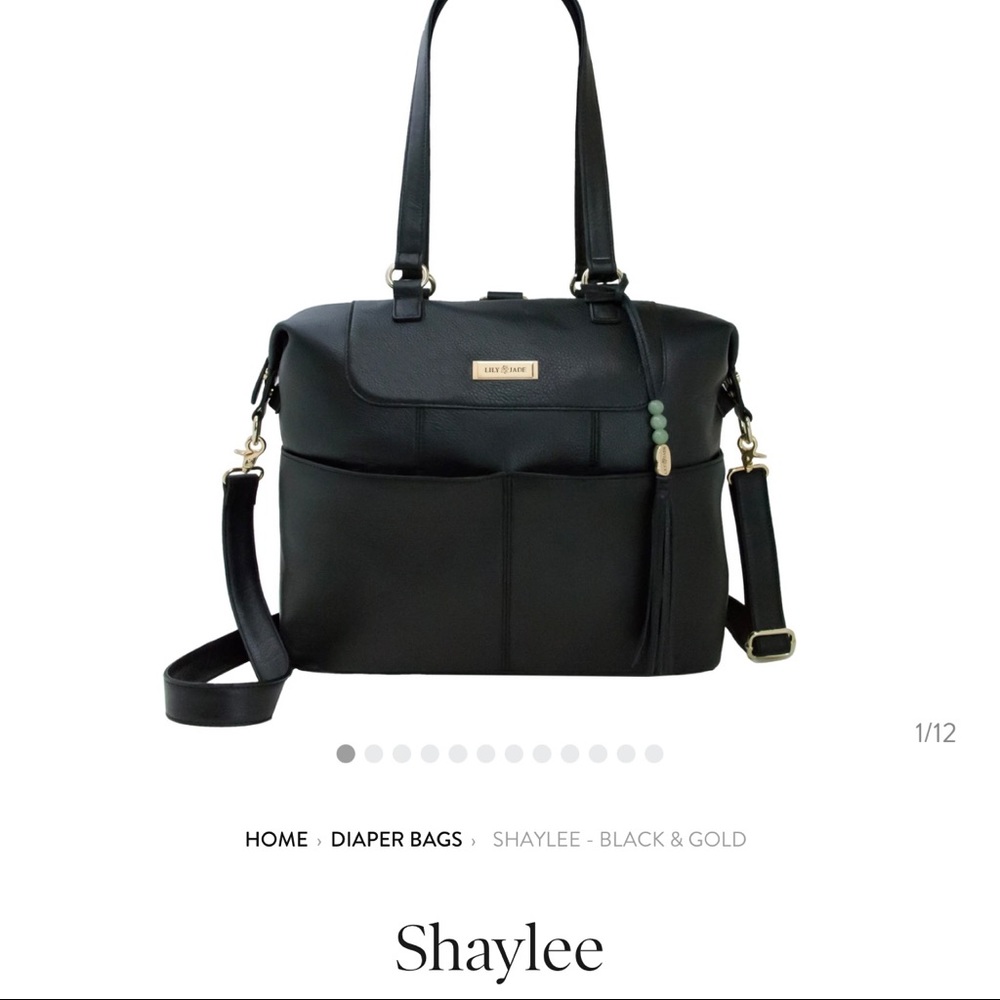 Lily jade shaylee diaper bag, packing cubes and extra strap